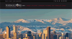 Desktop Screenshot of nostalgichomes.com